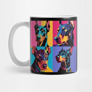 Doberman Pinscher Pop Art - Dog Lover Gifts Mug